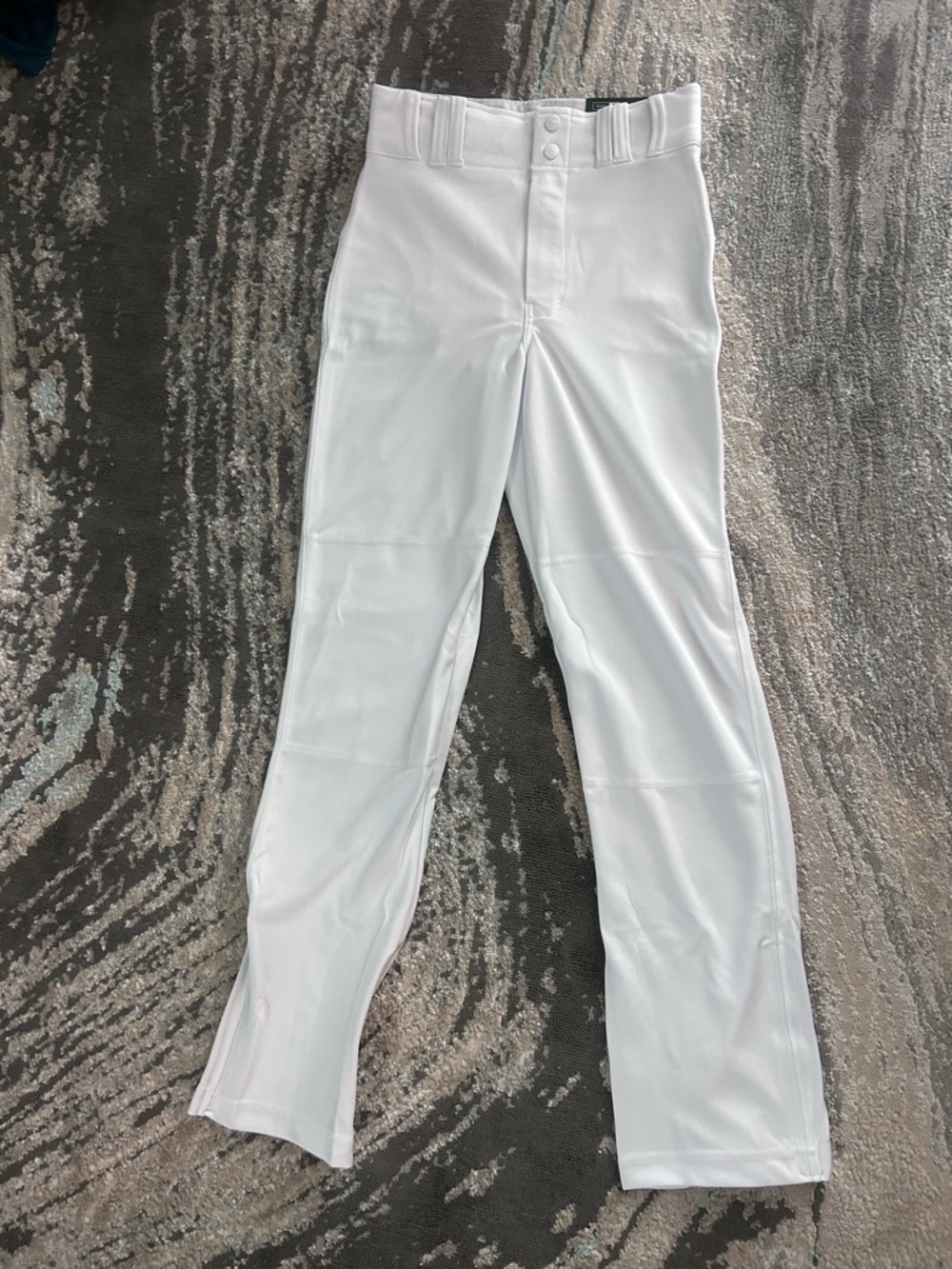 Brand new never worn Champro Youth boys open bottom loose baseball pants-White
